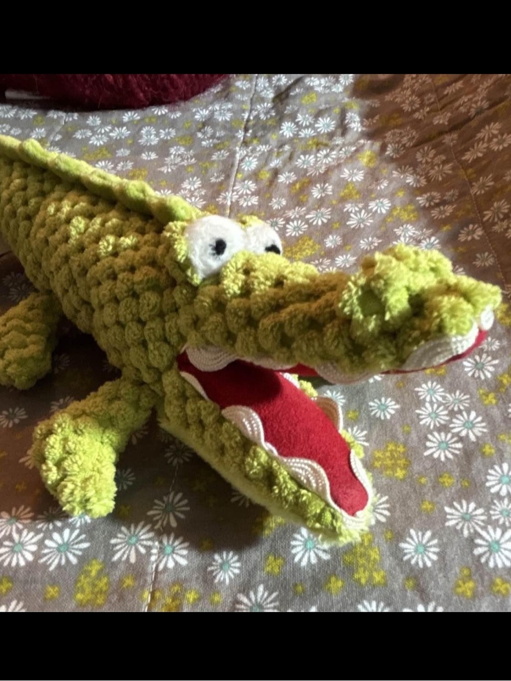 Adorable Crocodile Rattle Plushie